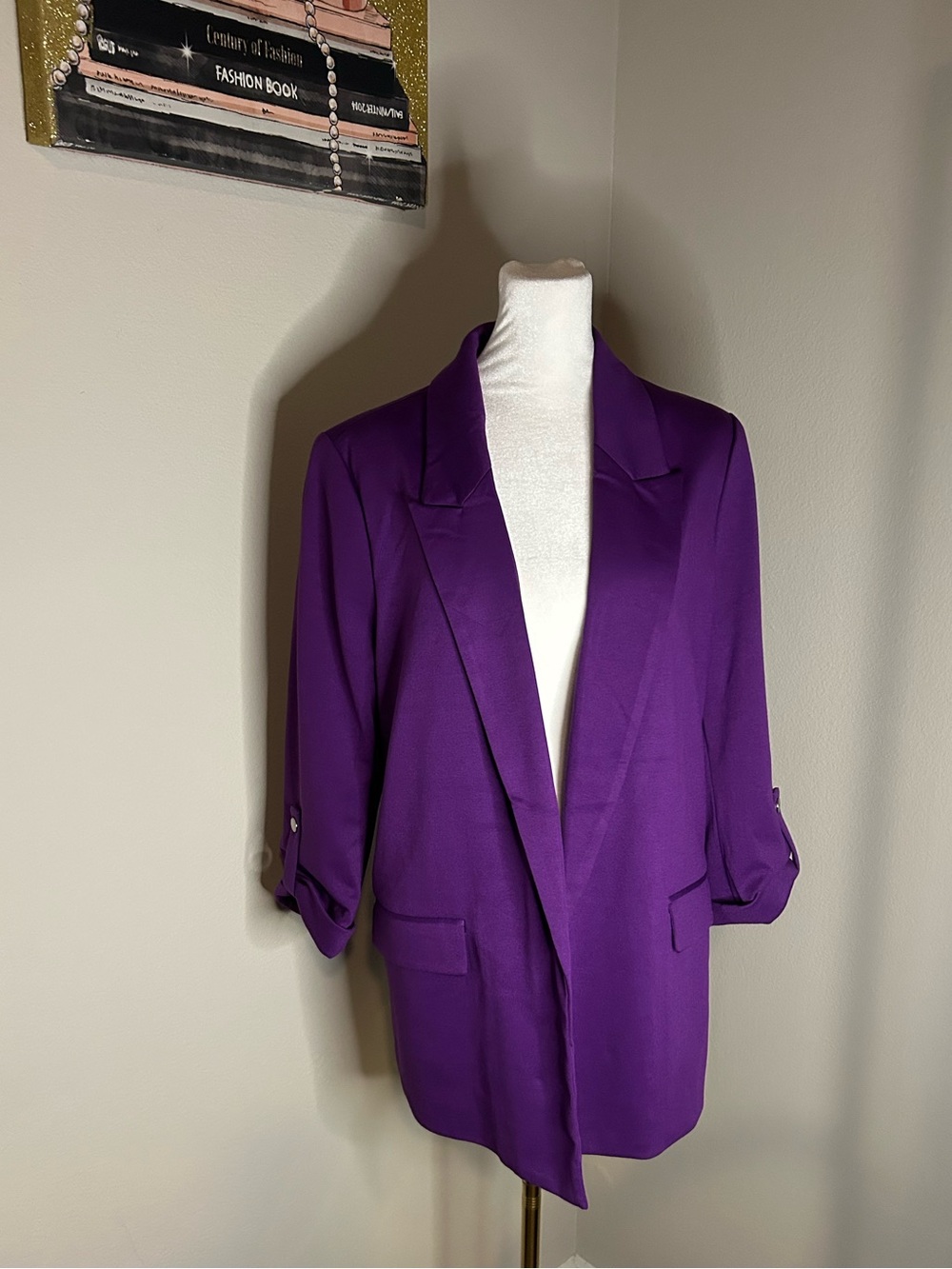 Women’s Purple Blazer
